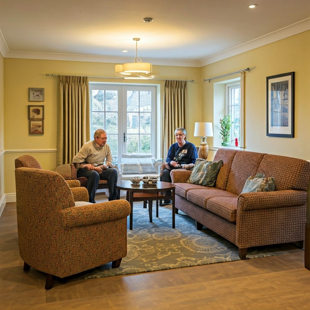 Cozy common area at Phoenix Haven